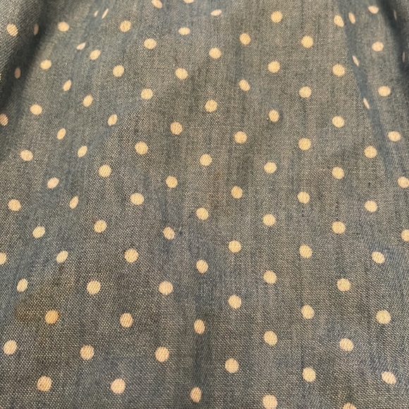 Wet Seal Blue and White Polka Dot Side Cutout Sleeveless Shirt Summer Dress - Picture 5 of 14